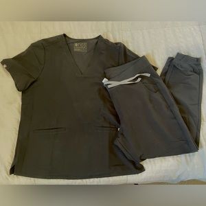 Figs Scrub Set XL Black